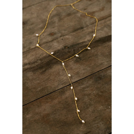 Paulina Necklace: Gold